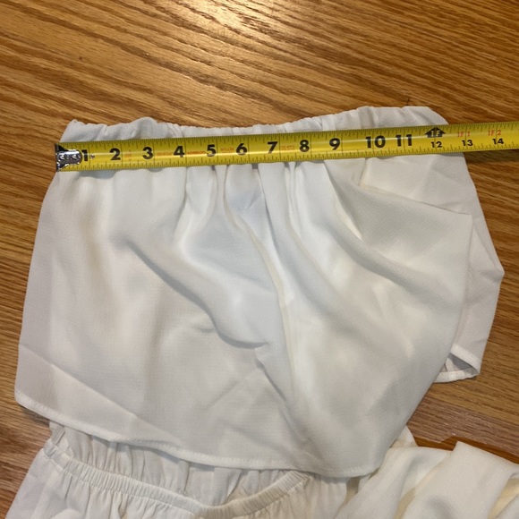 New Vici Crystal Clear white supreme Jumpsuit - Picture 8 of 10